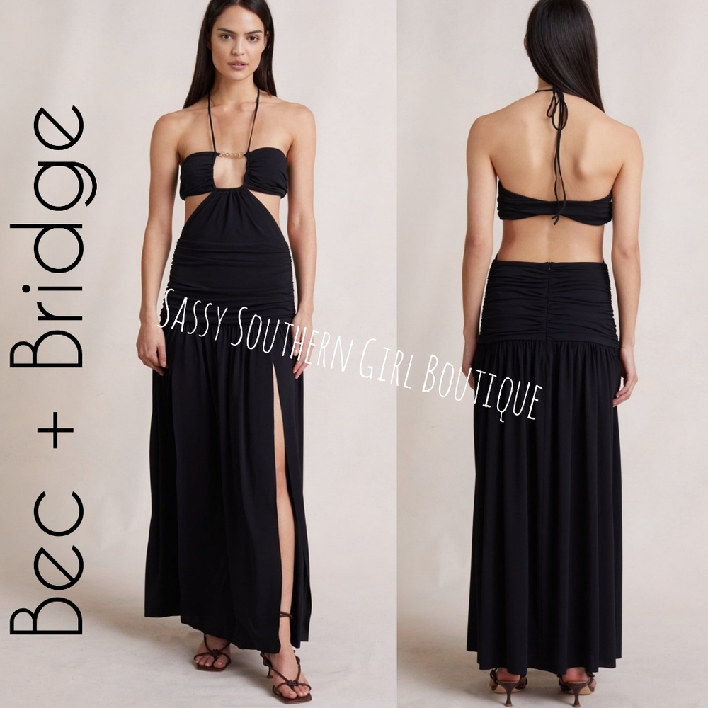 🆕⭐Bec and Bridge Adeline black maxi dress